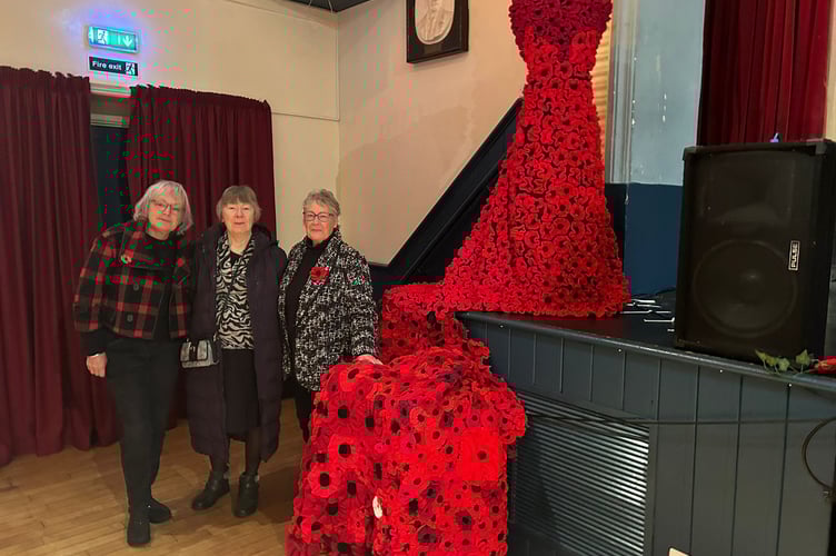 Criccieth's gown of poppies