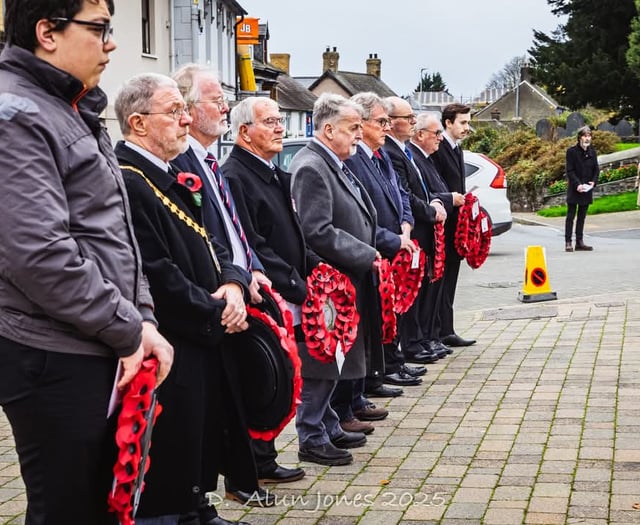 Llanbadarn Fawr remembers the Fallen