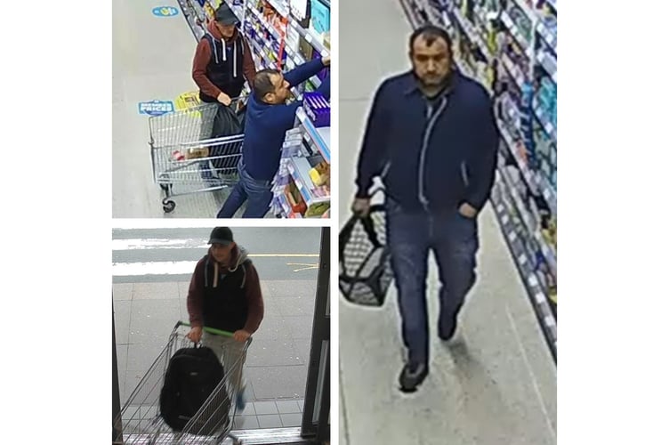 NWP Gwynedd South police pictures of the men they would like help to identify