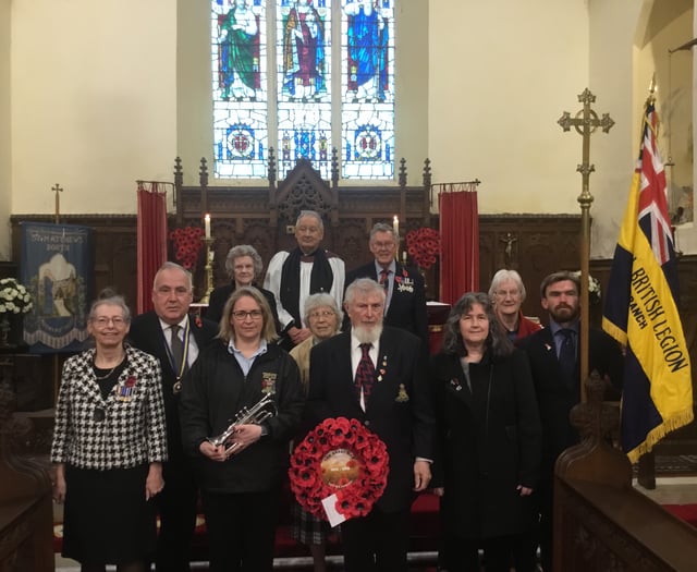 Borth marks Remembrance Sunday