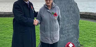 Former Aberdyfi clerk honoured for dedication to Poppy Appeal