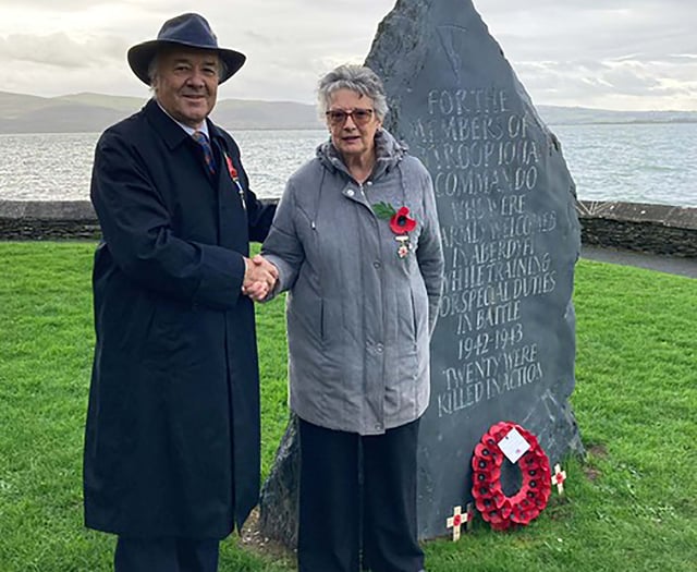 Former Aberdyfi clerk honoured for dedication to Poppy Appeal