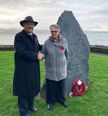 Avril Richards and David Richardson. Photo: Gay Richardson