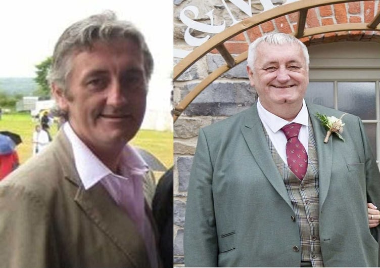 Family photographs of Gwilym James who has died, aged 54