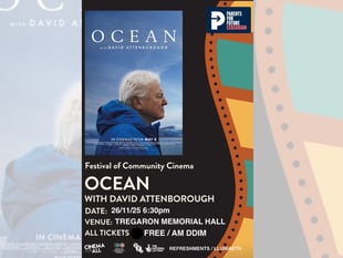 Watch Attenborough's new film Ocean for free in Tregaron this month
