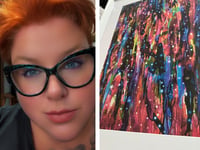 Gwynedd artist Sammi Wilson donates artwork to veterans' unit