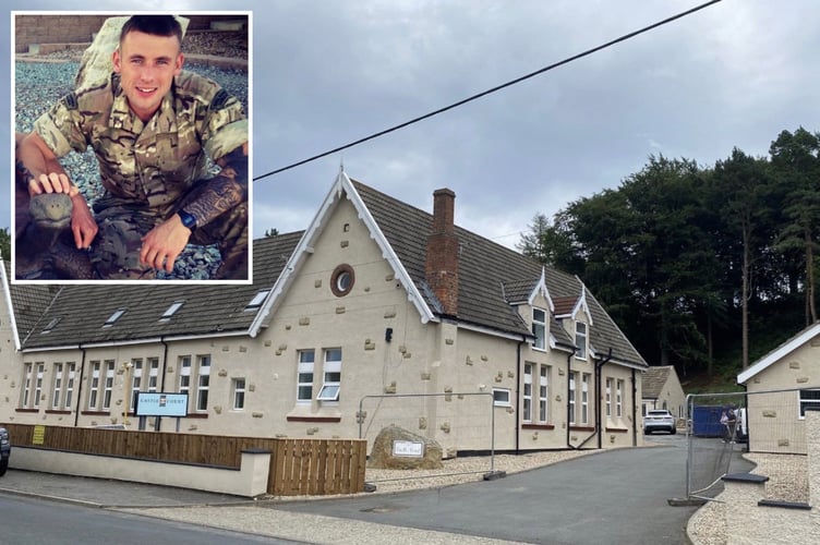 Morgan House (main) is named in honour of Sam Morgan (inset) a Royal Marine Veteran whose life was tragically cut short by suicide last year