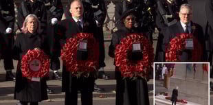 MP joins Remembrance Sunday service at London Cenotaph