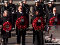 MP joins Remembrance Sunday service at London Cenotaph