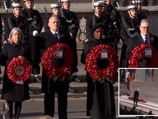 MP joins Remembrance Sunday service at London Cenotaph