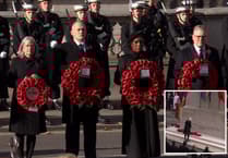 Liz Saville Roberts joins Remembrance Sunday service at London Cenotaph