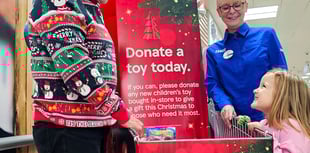 Tesco Cardigan's Christmas toy drive