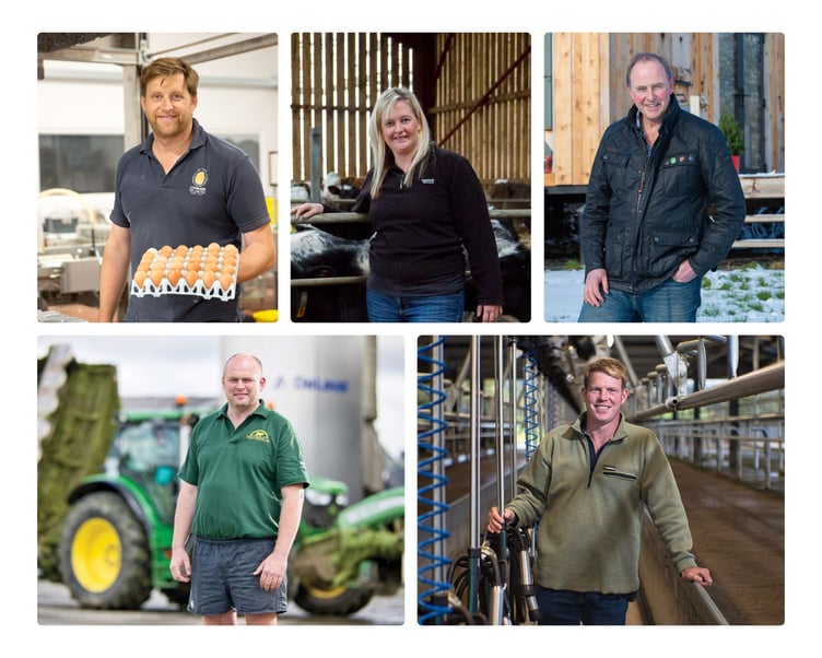 Work Placement opportunities with Llyr- Derwydd Farm, Eurig - Pentrefelin Farm, Sam- Mathafarn Farm, Keri- Glwydcaenewydd Farm, and Cheryl Woodcroft Farm.