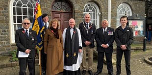 Aberaeron marks Armistice Day