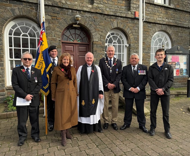 Aberaeron marks Armistice Day