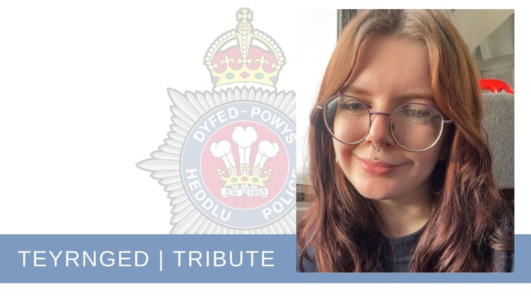 Corinna Baker. Photo: Dyfed-Powys Police