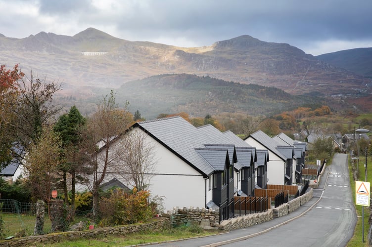 The new homes at Cae Swch, LlanFfestiniog. Photo: Mandy Jones