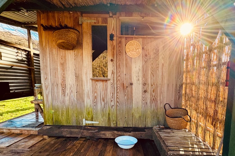 The new community sauna in Croesor. Photo: Sawna Gardd