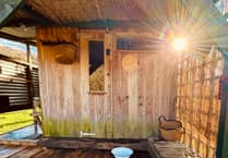 Community garden sauna at foot of mountain comes to Gwynedd village