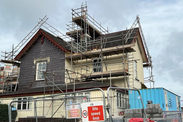 Upgrade at HAHAV Ceredigion's Aberystwyth base going well