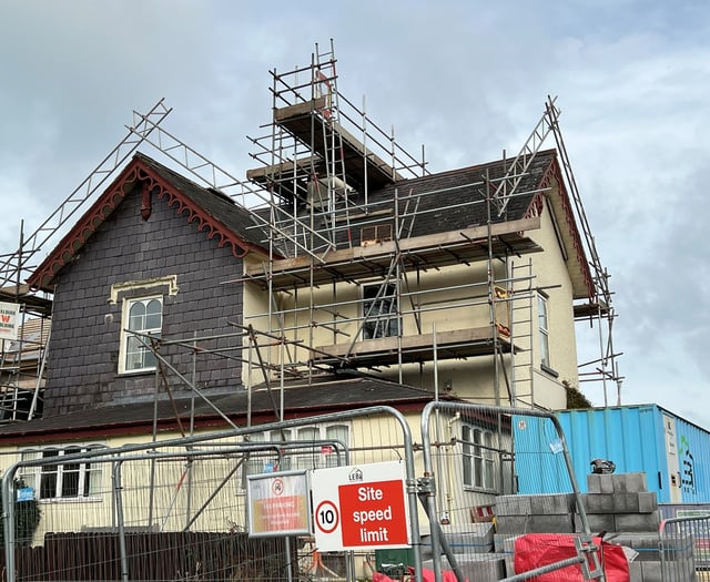 Upgrade at HAHAV Ceredigion's Aberystwyth base going well