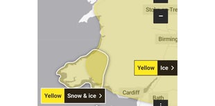 Yellow weather warnings issued for ice and snow