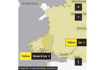 Yellow weather warnings issued for ice and snow