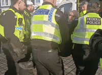 80yo daughter of Holocaust survivor arrested at Aber Palestine protest