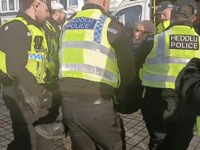 80yo daughter of Holocaust survivor arrested at Aber Palestine protest