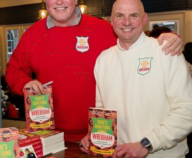 Wrexham book launch at Bala