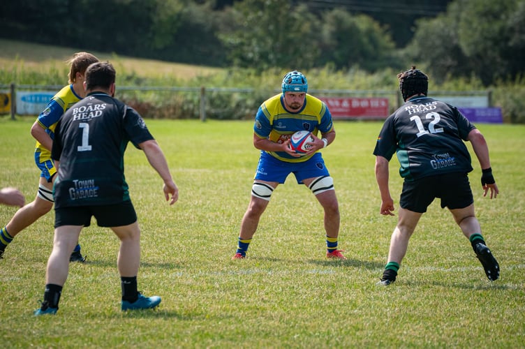Gwylanod man of the match and captain Rhys Jones
