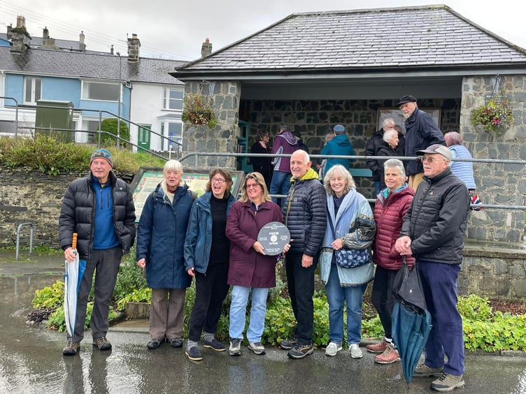 Borth-y-Gest’s bus shelter has been named Welsh Countryside Charity Best Kept Rural Bus Stop 2025