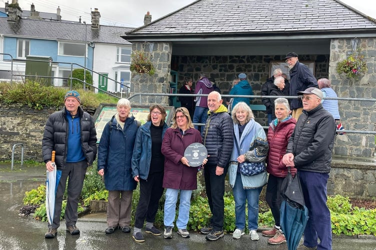 Borth-y-Gest’s bus shelter has been named Welsh Countryside Charity Best Kept Rural Bus Stop 2025