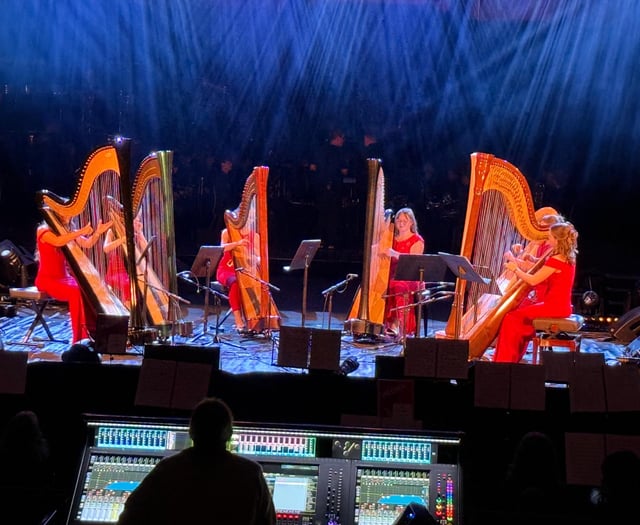 Ceredigion Harp Ensemble charm Royal Albert Hall with Welsh music