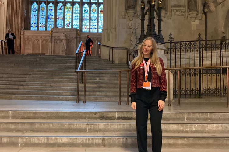 Lleucu Nest Ceredigion MYP in Westminster