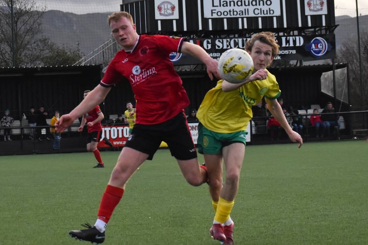 Josh Lock netted a hat-trick for Caernarfon as they beat Penrhyncoch 4-0 on Saturday
