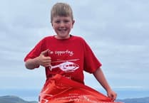 Young hero raises £1,100 for Wales Air Ambulance