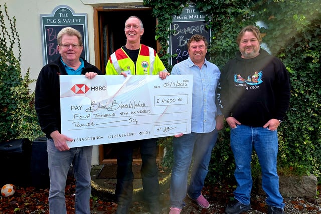 Pwllheli event raises £4,600 for Blood Bikes Wales