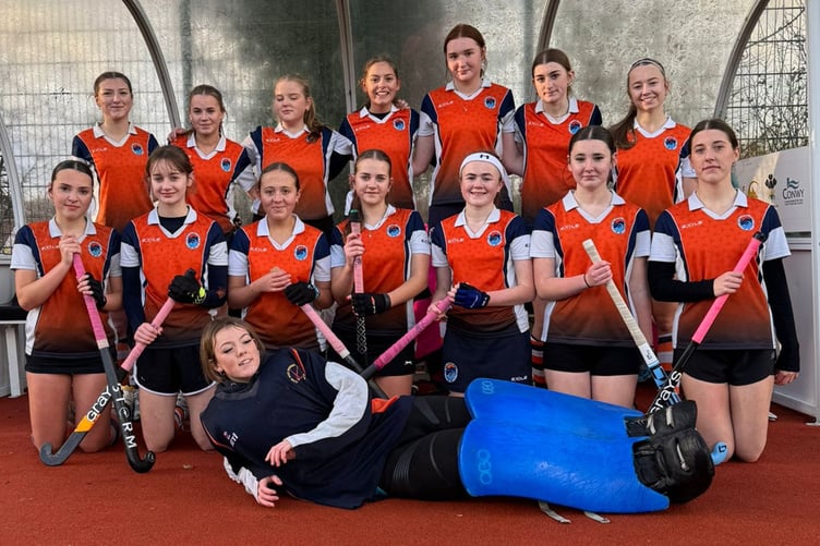 North Wales champions Dysynni Under 16s girls