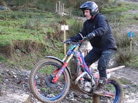 Rhayader riders battle rain-soaked course