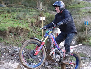Rhayader riders battle rain-soaked course
