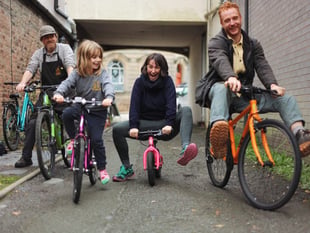 Kids bike library helping 40 children learn to ride in the Dyfi Valley