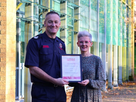 Mid and West Wales Fire and Rescue Service raises £168,604