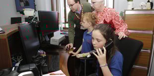 Ysgol Dyffryn Trannon pupils take over National Library of Wales
