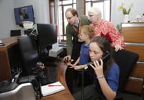 Ysgol Dyffryn Trannon pupils take over National Library of Wales