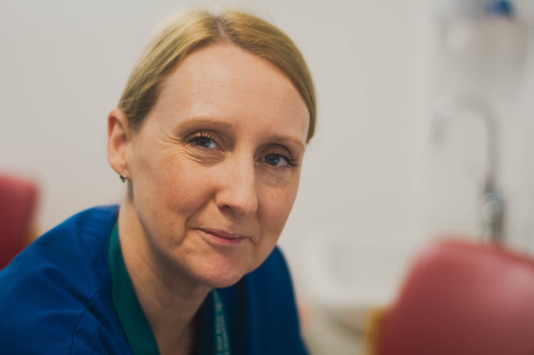 Donna Blinston, an Advanced Nurse Practitioner in Hepatology at Bronglais Hospital