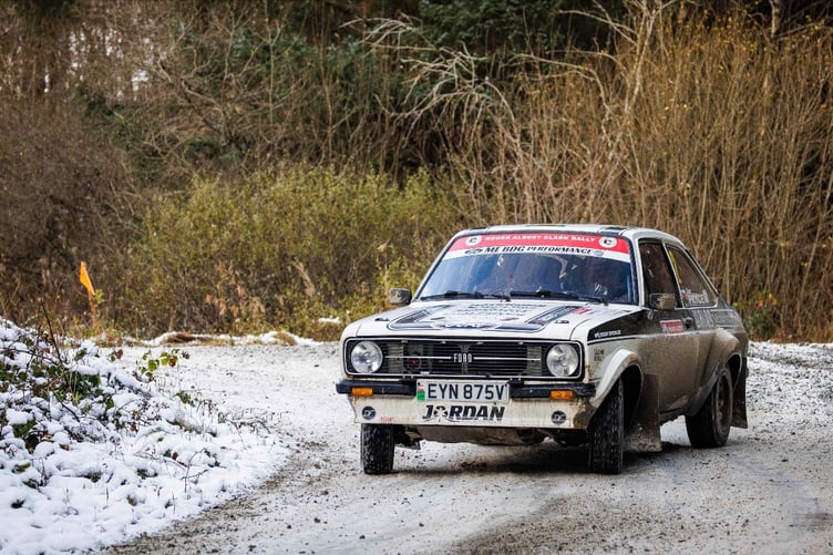 Pryce and Furniss in their Wales Motorsport-built and prepared Ford Escort RS1800 Mk2