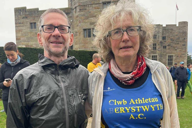 Paul and Maggie at Castle Drogo