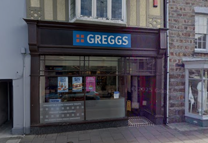 The forner Greggs bakery in Cardigan