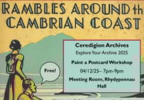 Join the Paint a Postcard Workshop at Rhydypennau Hall